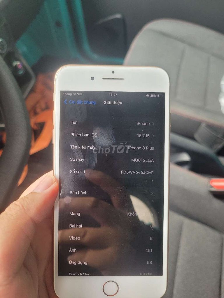 iPhone 8 Plus Vàng. Mua bán Điện thoại tại Quận Nam Từ Liêm Hà Nội được đăng bởi easy hn w hình 1