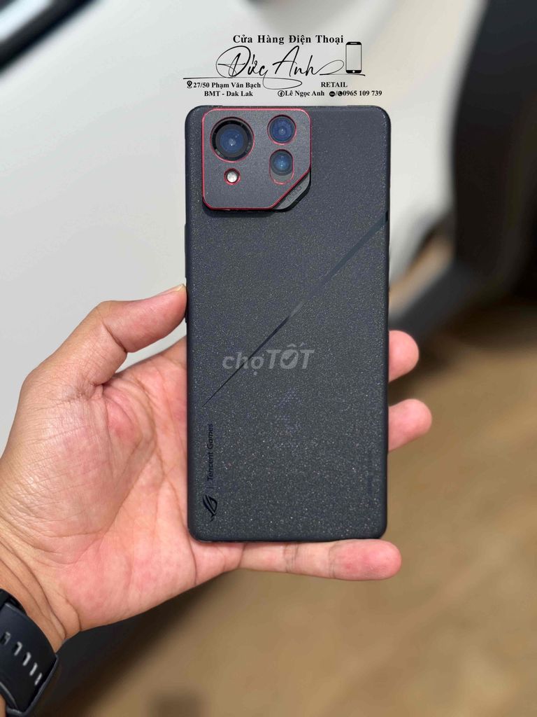 ROG Phone 8 Pro 16GB/512GB Đen 6.78 inch 98%. Mua bán Điện thoại tại Thành phố Buôn Ma Thuột Đắk Lắk được đăng bởi Đức Anh Retail hình 1
