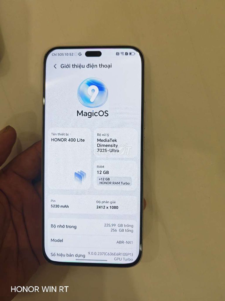 Honor 400 Lite 256GB Bạc có vl. Mua bán Điện thoại tại Quận Ninh Kiều Cần Thơ được đăng bởi vu nguyễn hình 1