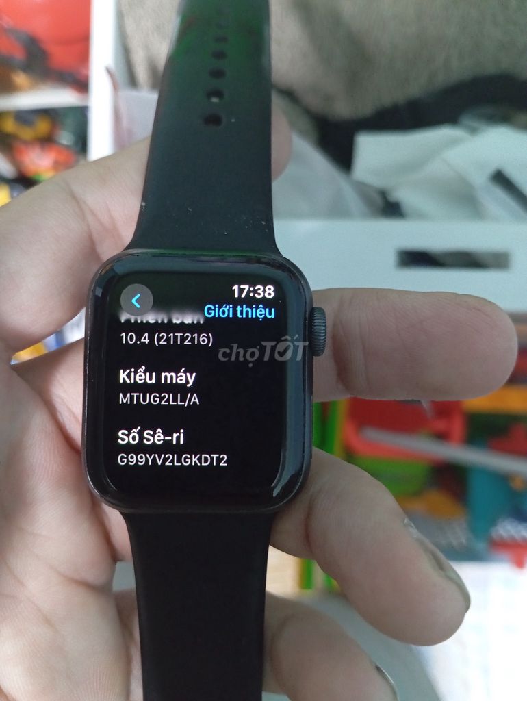 Apple Watch Series 4 40mm Đen 98% mới. Mua bán Thiết bị đeo thông minh tại Quận 12 Tp Hồ Chí Minh được đăng bởi Ca Cậu hình 1