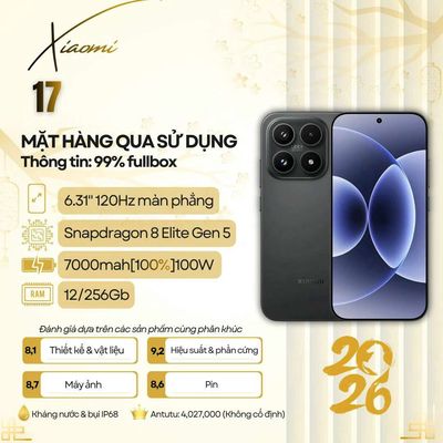 Xiaomi 17 12/256GB Fullbox