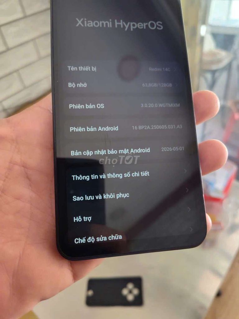 Xiaomi Redmi 14C 128GB Đen Đã thay màn zin. Mua bán Điện thoại tại Quận 10 Tp Hồ Chí Minh được đăng bởi Tín hình 1