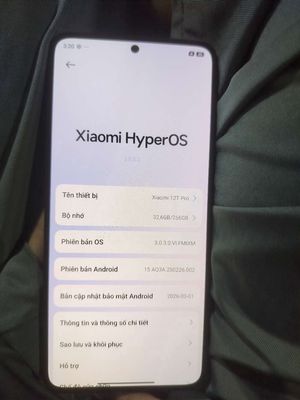 Xiaomi 12T Pro Đen 12GB/256GB
