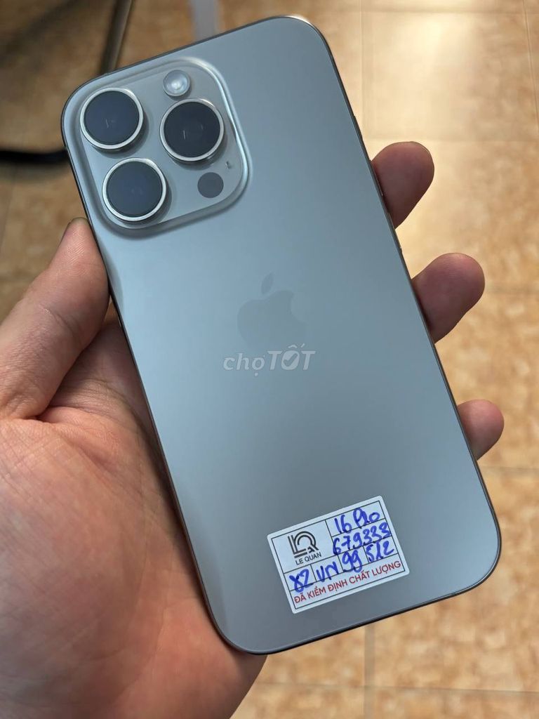 iPhone 16 Pro✨Titan Tự Nhiên đẳng cấp. Mua bán Điện thoại tại Quận 10 Tp Hồ Chí Minh được đăng bởi Lê Quân Mobile hình 1