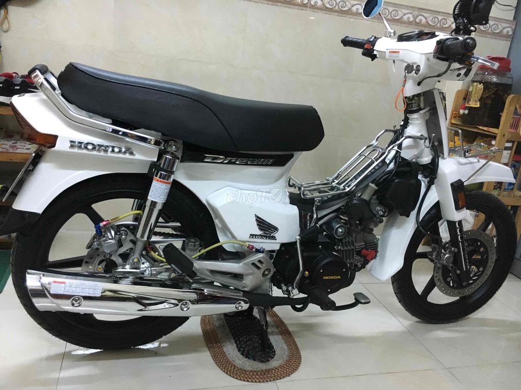 Honda Dream kiểng Cọp màu Trắng Sport, 2 thắng đĩa. Mua bán Xe máy tại Quận 4 Tp Hồ Chí Minh được đăng bởi Pham Van Minh hình 16