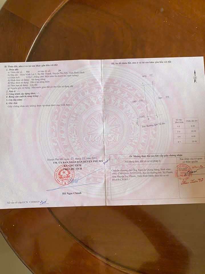 Bán nhanh lô đất ngay chợ vĩnh lợi 2,mỹ thành phù mỹ, bình định Bán nhanh lô đất ngay chợ vĩnh lợi 2,mỹ thành phù mỹ, bình định