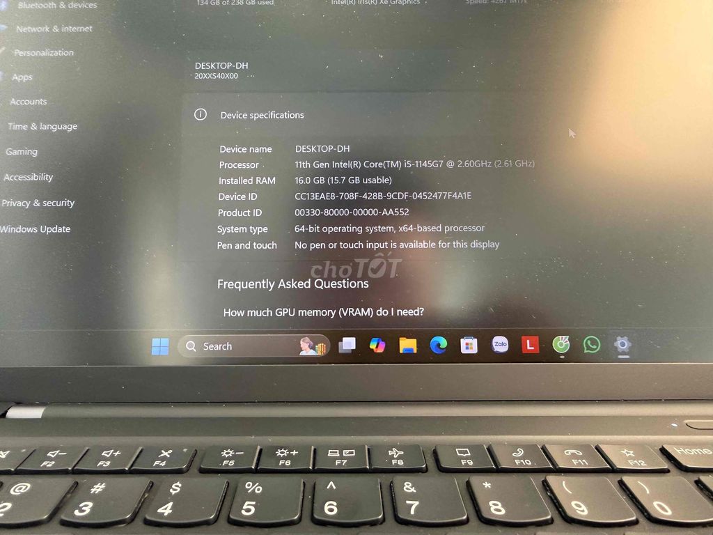 ThinkPad X1 Carbon Gen 9 i5-1145G7 16GB/256. Mua bán Laptop tại Quận Bình Tân Tp Hồ Chí Minh được đăng bởi Hung hình 1