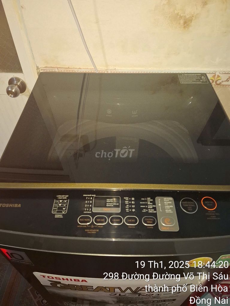 Máy Giặt Toshiba 10kg inverter còn mới 99%