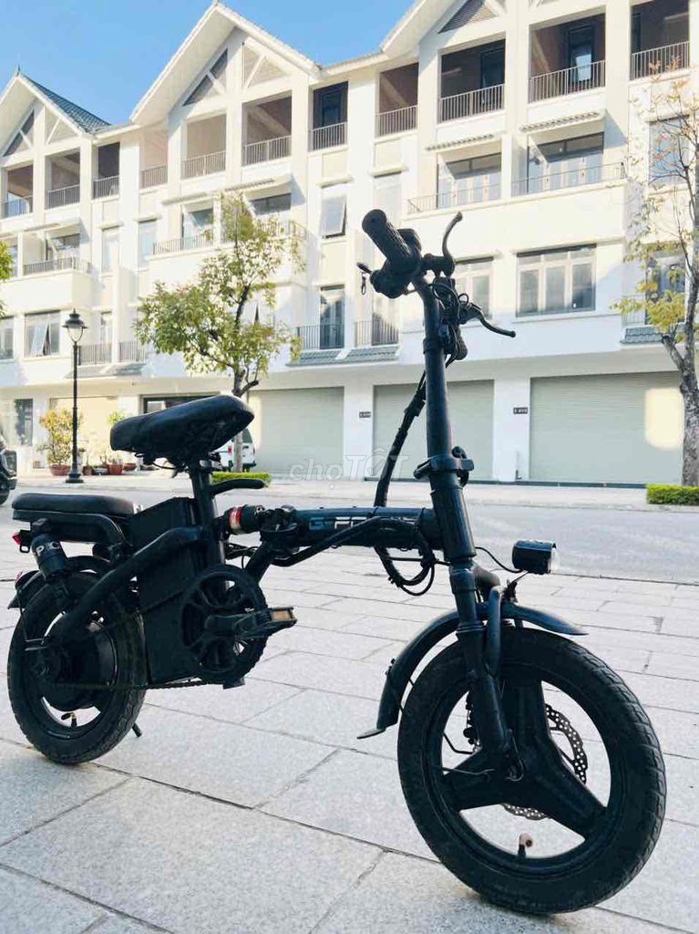 Xe đạp điện gấp màu Đen. Mua bán Xe điện tại Quận Nam Từ Liêm Hà Nội được đăng bởi Bùi Anh Dũng hình 3