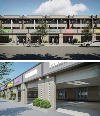 Bán nhà phố 2 mặt tiền 3 tầng khu A hoà phú trung tâm tp mới bd