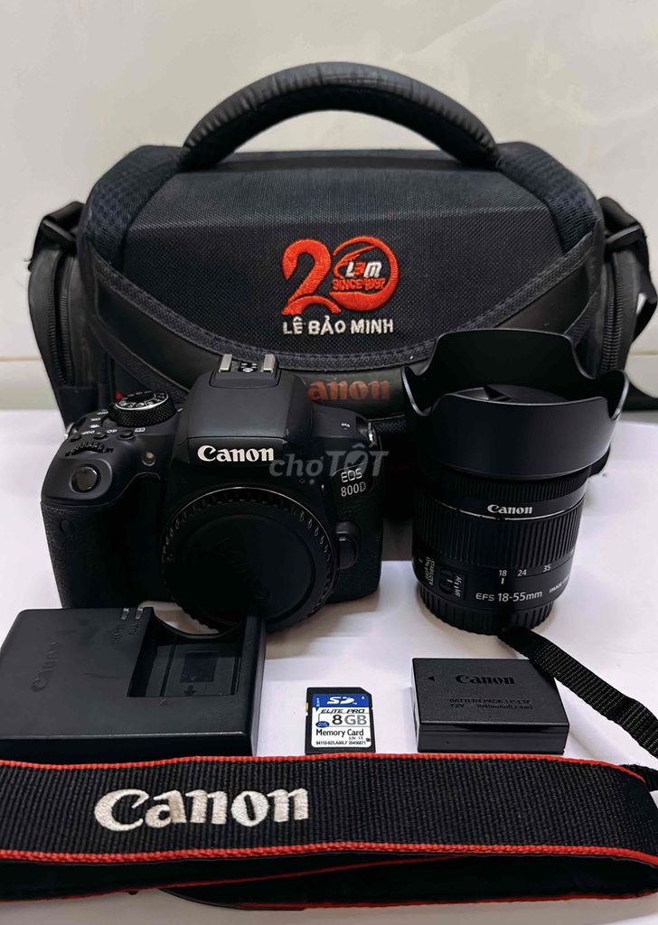 Máy ảnh Canon EOS 800D kèm 18 55stm đẹp kemg. Mua bán Máy ảnh, Máy quay tại Quận Tân Bình Tp Hồ Chí Minh được đăng bởi Quang Vũ hình 1