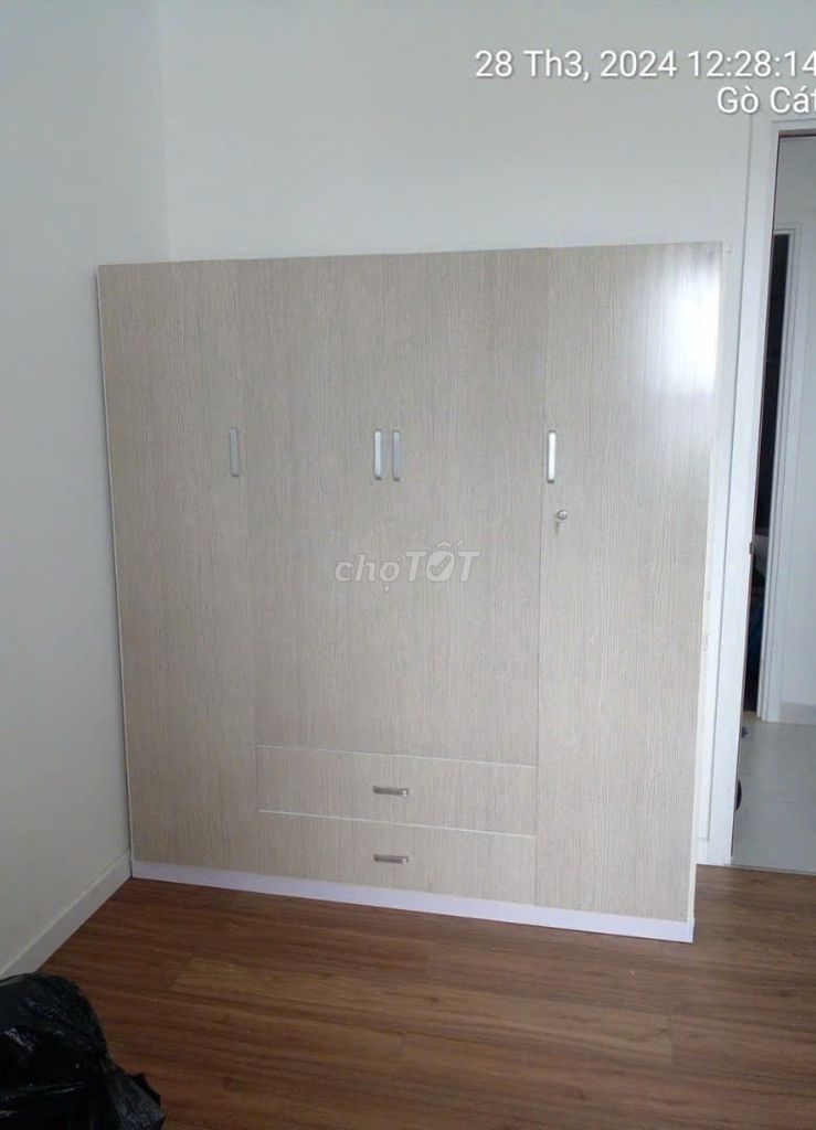 TỦ NHỰA ĐÀI LOAN 4 CÁNH MÀU VÂN GỖ SỒI . Mua bán Tủ, kệ gia đình tại Quận Bình Thạnh Tp Hồ Chí Minh được đăng bởi Tủ nhựa đài loan hoàng quân hình 1