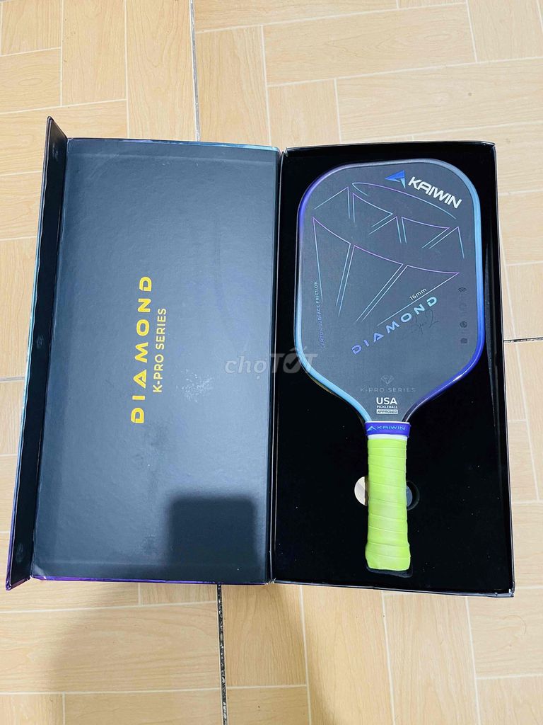 Vợt Pickleball Kaiwin Diamond K-Pro Đen. Mua bán Đồ thể thao, Dã ngoại tại Huyện Phú Giáo Bình Dương được đăng bởi Tên chưa cung cấp hình 1