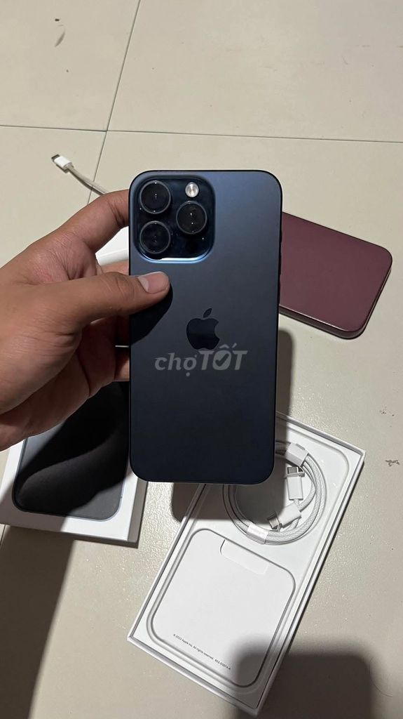 Apple iPhone 15 Pro Max 256GB Xanh Quốc tế Đã sử dụng. Mua bán Điện thoại tại Quận 5 Tp Hồ Chí Minh được đăng bởi Hội Đồ Điện Tử hình 1