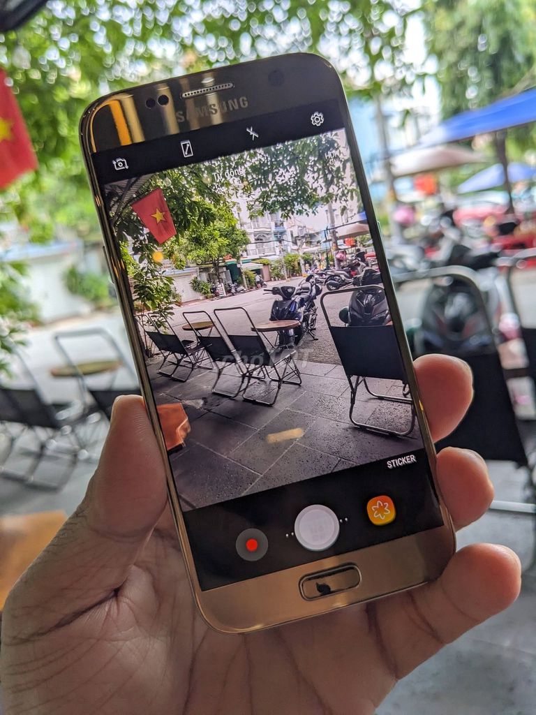 Samsung S7 Vàng 4GB/32GB. Mua bán Điện thoại tại Quận 5 Tp Hồ Chí Minh được đăng bởi Hội Đồ Điện Tử hình 1