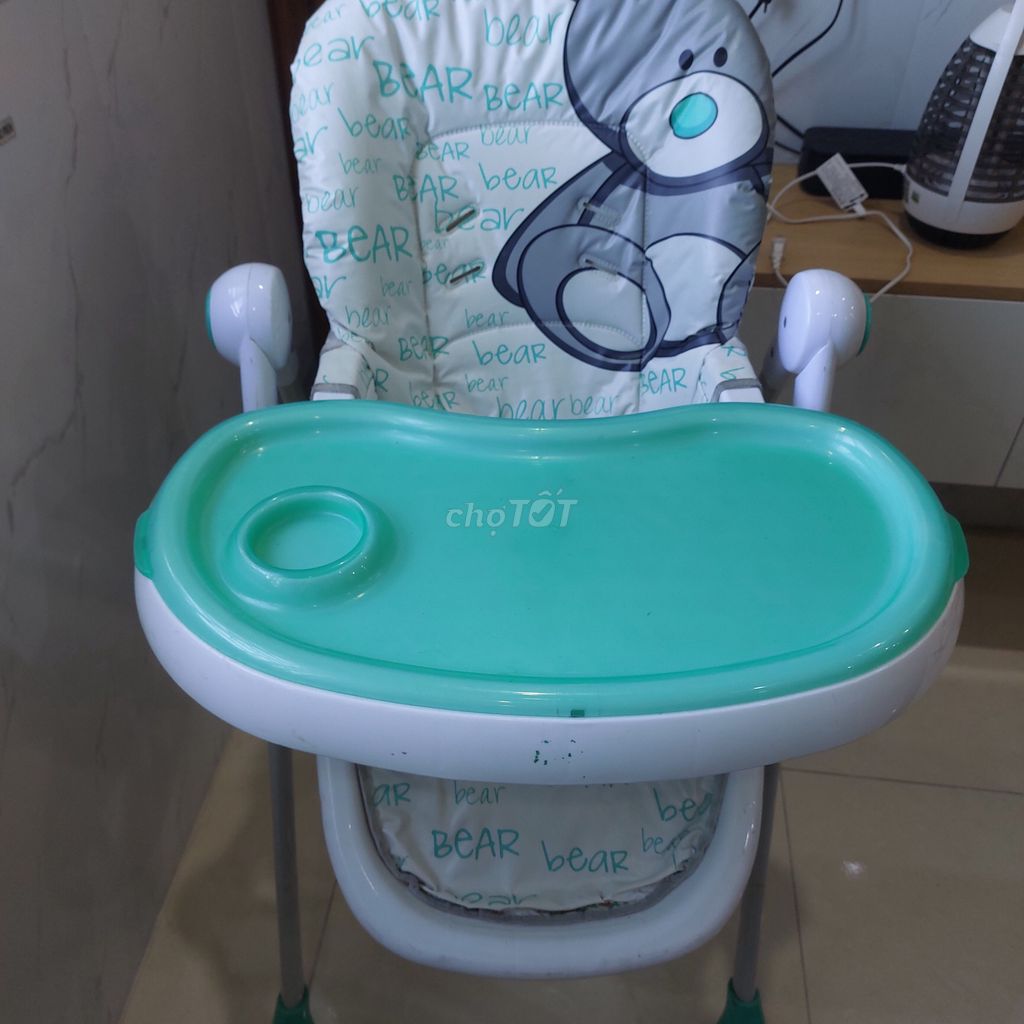 Ghế ăn dặm Fatz Xanh ngọc. Mua bán Mẹ và bé tại Quận Liên Chiểu Đà Nẵng được đăng bởi Tuấn hình 1