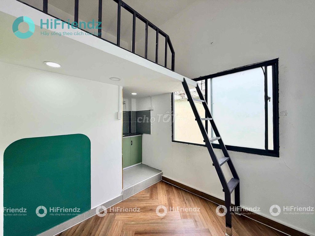 🔥KHAI TRƯƠNG PHÒNG GÁC MỚI XÂY 100%_CMT8_GẦN CV LÊ THỊ RIÊNG