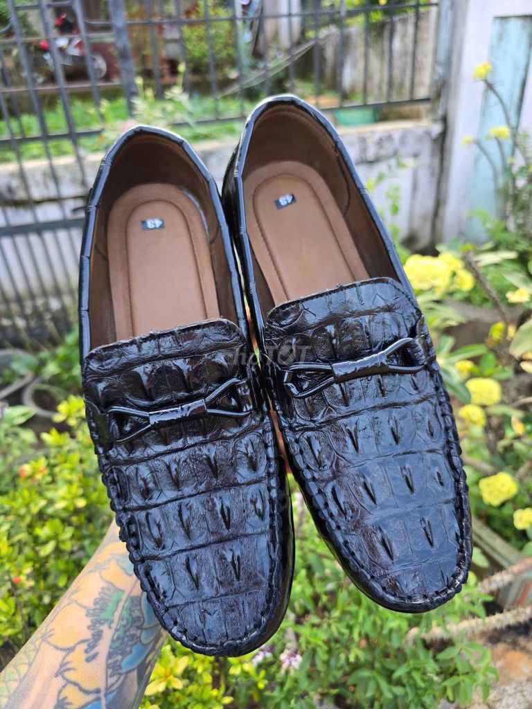Giày lười cá sấu. Mua bán Giày dép tại Huyện Ia Grai Gia Lai được đăng bởi đồ da cá sấu hình 1