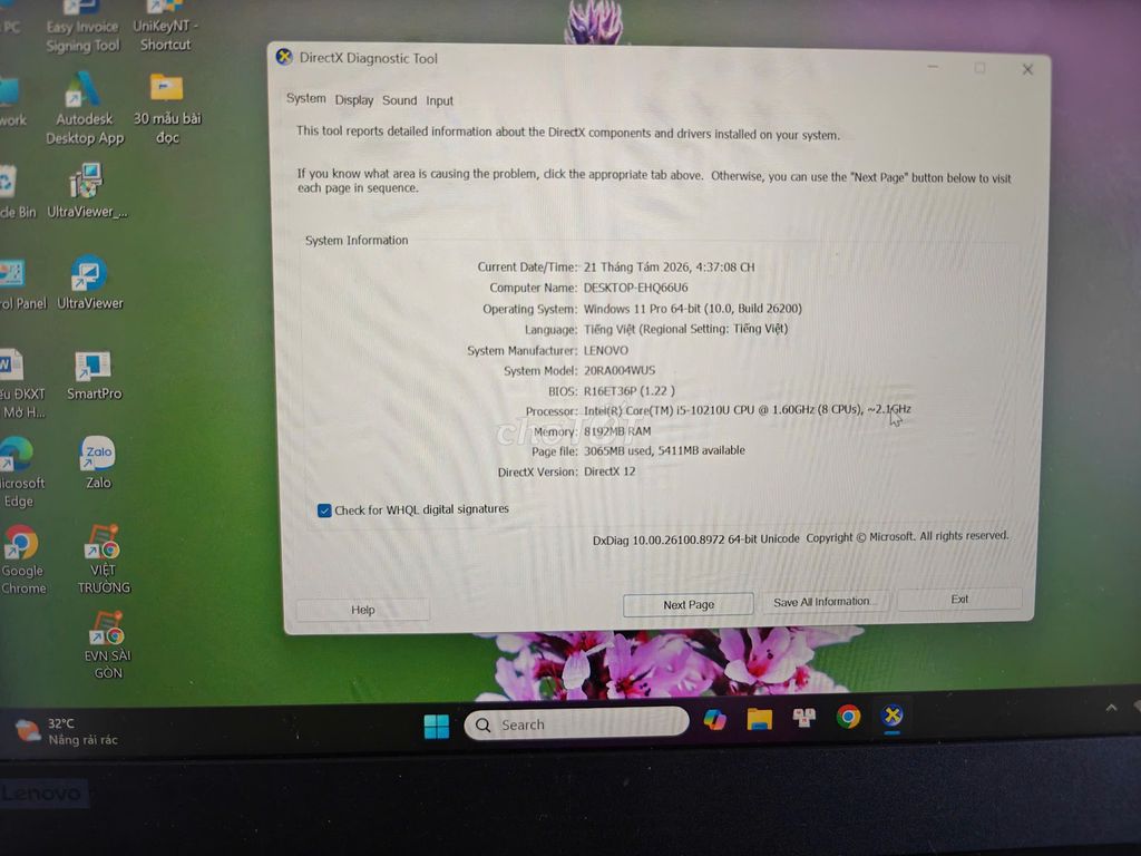 Bán ThinkPad E14 Gen1 i5-10210U 14 inch 8GB/256GB. Mua bán Laptop tại Thành phố Thủ Đức Tp Hồ Chí Minh được đăng bởi TRUONG HUU NHAT hình 1