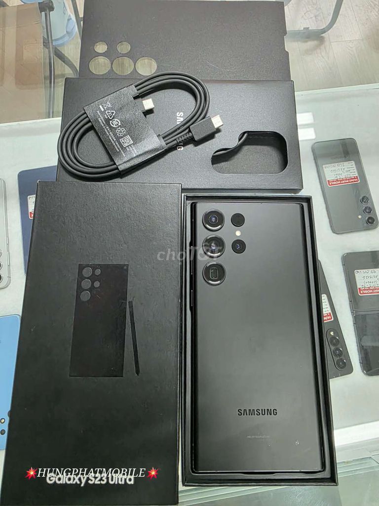 Samsung S23 Ultra 5G  SSVN 256GB Đen 99% fulbox. Mua bán Điện thoại tại Quận Đống Đa Hà Nội được đăng bởi HƯNG PHÁT Mobile hình 1