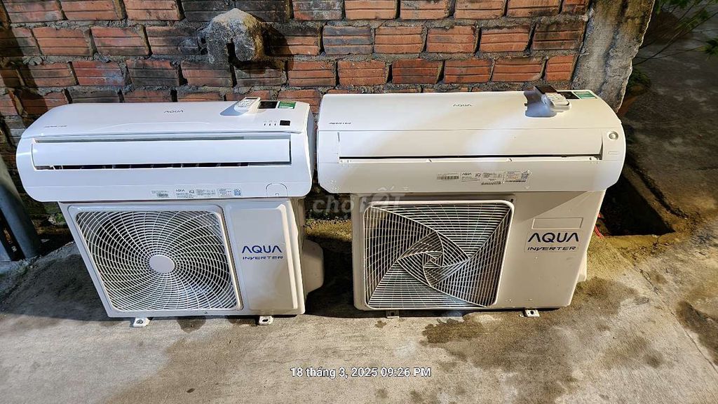 Cặp aqua 1hp inverter lướt+ daikin r32