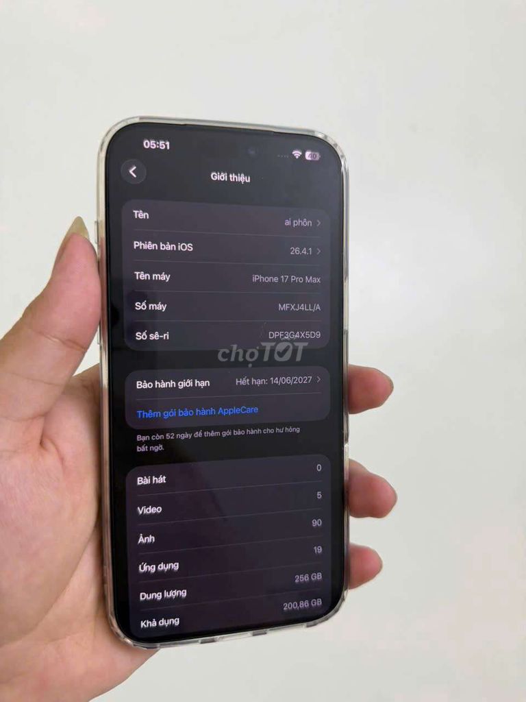 Apple iPhone 17 Pro Max 256GB Xanh. Mua bán Điện thoại tại Quận Hà Đông Hà Nội được đăng bởi Tiến Dũng hình 1