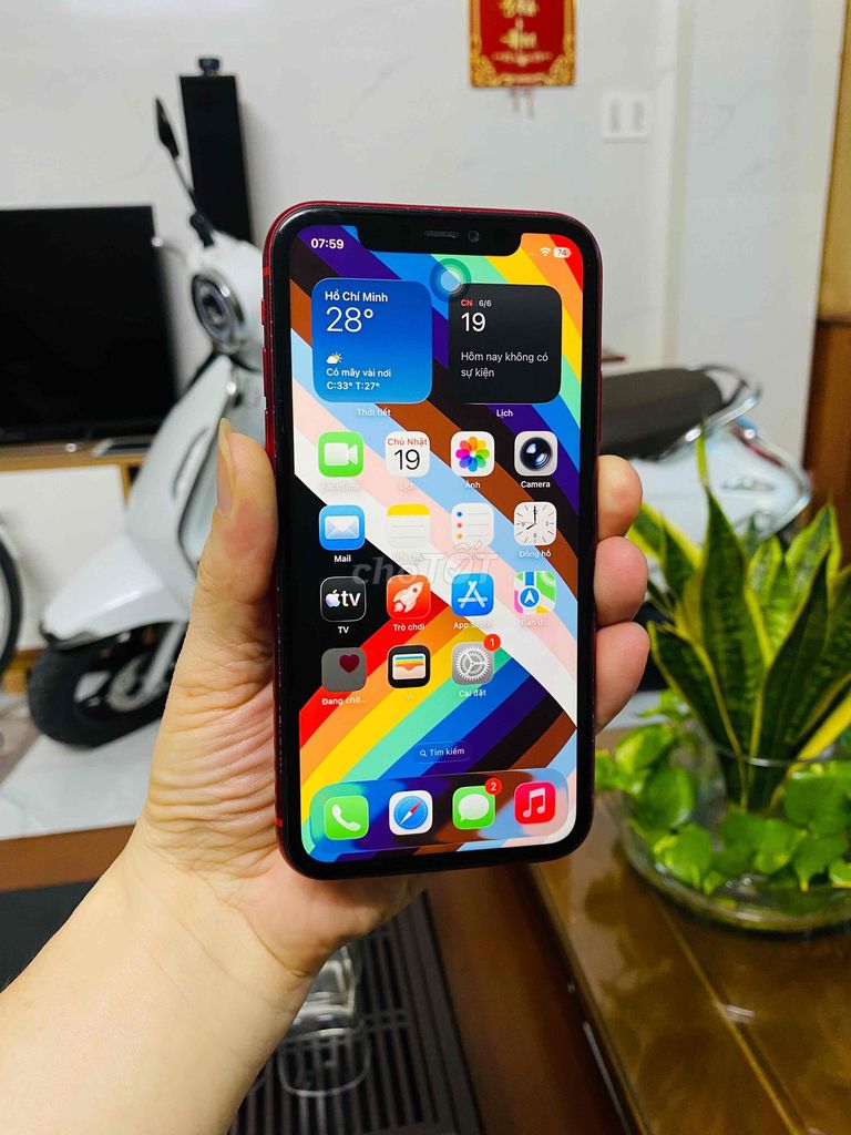 iPhone 11 64G, đỏ, zin, full chức năng. Mua bán Điện thoại tại Quận Tân Bình Tp Hồ Chí Minh được đăng bởi ANH ĐỨC Store hình 1
