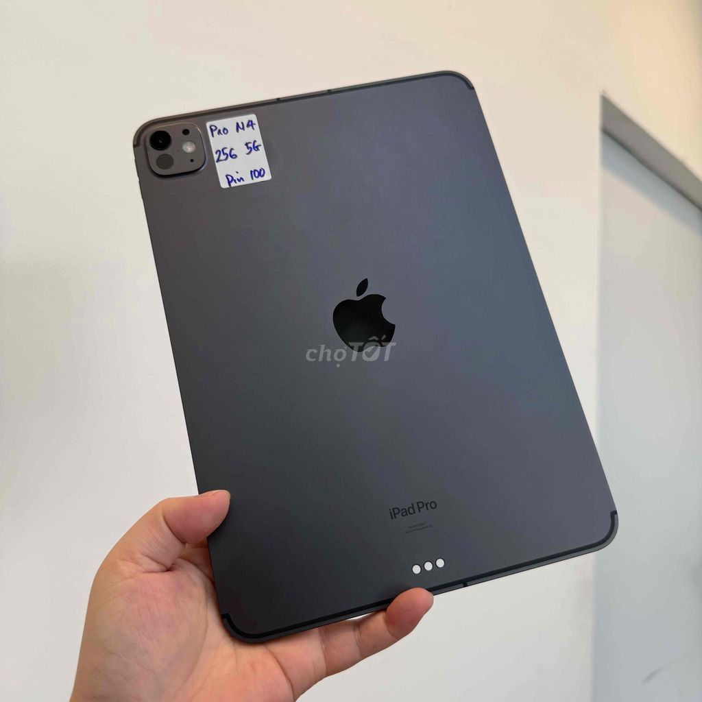 Apple iPad Pro M4 11 inch 256GB WIFI + 5G Pin 100%. Mua bán Máy tính bảng tại Quận Tân Bình Tp Hồ Chí Minh được đăng bởi Minh Tuấn hình 1