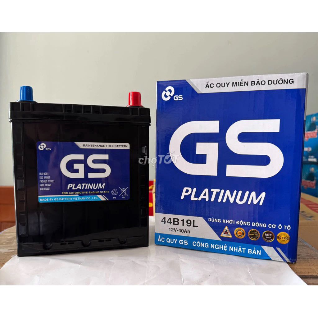 Acquy oto GS 44B19L 40AH. Mua bán Phụ tùng xe tại Huyện Củ Chi Tp Hồ Chí Minh được đăng bởi Tuấn CC hình 2