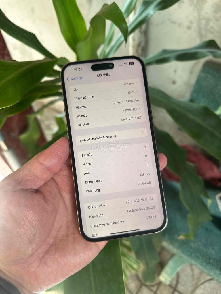Apple iPhone 14 Pro Max 128GB Vàng. Mua bán Điện thoại tại Thành phố Biên Hòa Đồng Nai được đăng bởi Thạch Lê hình 1