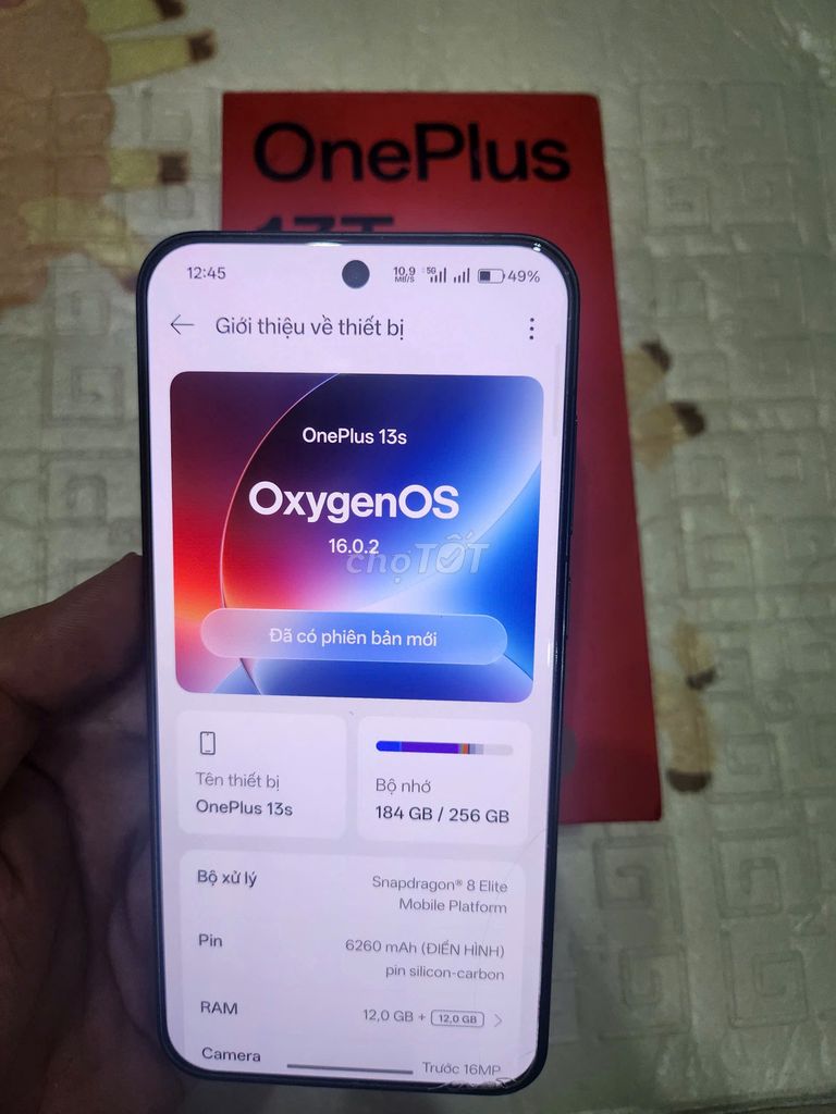 OnePlus 13T fullbox máy zin ko lỗi màn đẹp. Mua bán Điện thoại tại Huyện Thanh Trì Hà Nội được đăng bởi Tên chưa cung cấp hình 1