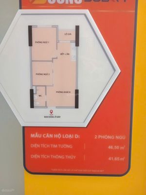 Ngộp bank bán Bcons Solary 2PN 47m² - Giá Net (Bao Toàn Bộ Thuế Phí)