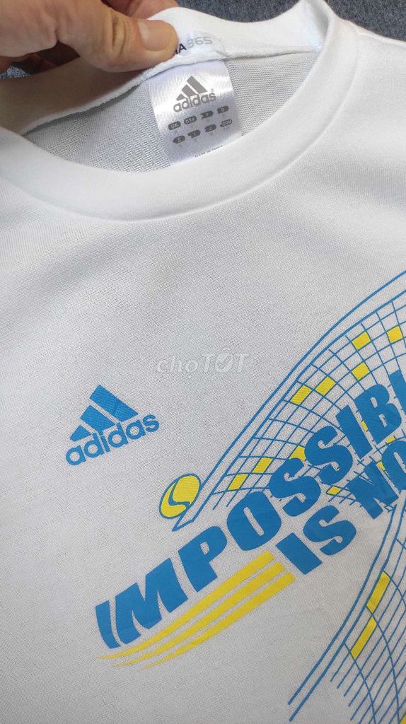 Adidas Cotton Pha poly size M climalite tenis