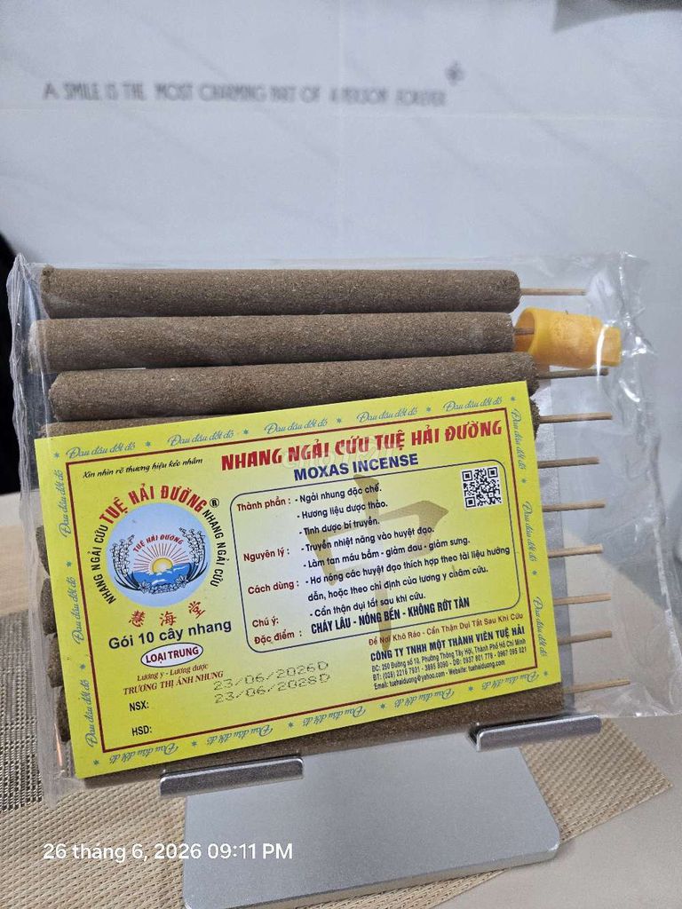 Ngải cứu Tuệ Hải Đường 10 điếu loại trung. Mua bán Đồ ăn, thực phẩm và các loại khác tại Quận Gò Vấp Tp Hồ Chí Minh được đăng bởi Vee Vee hình 1