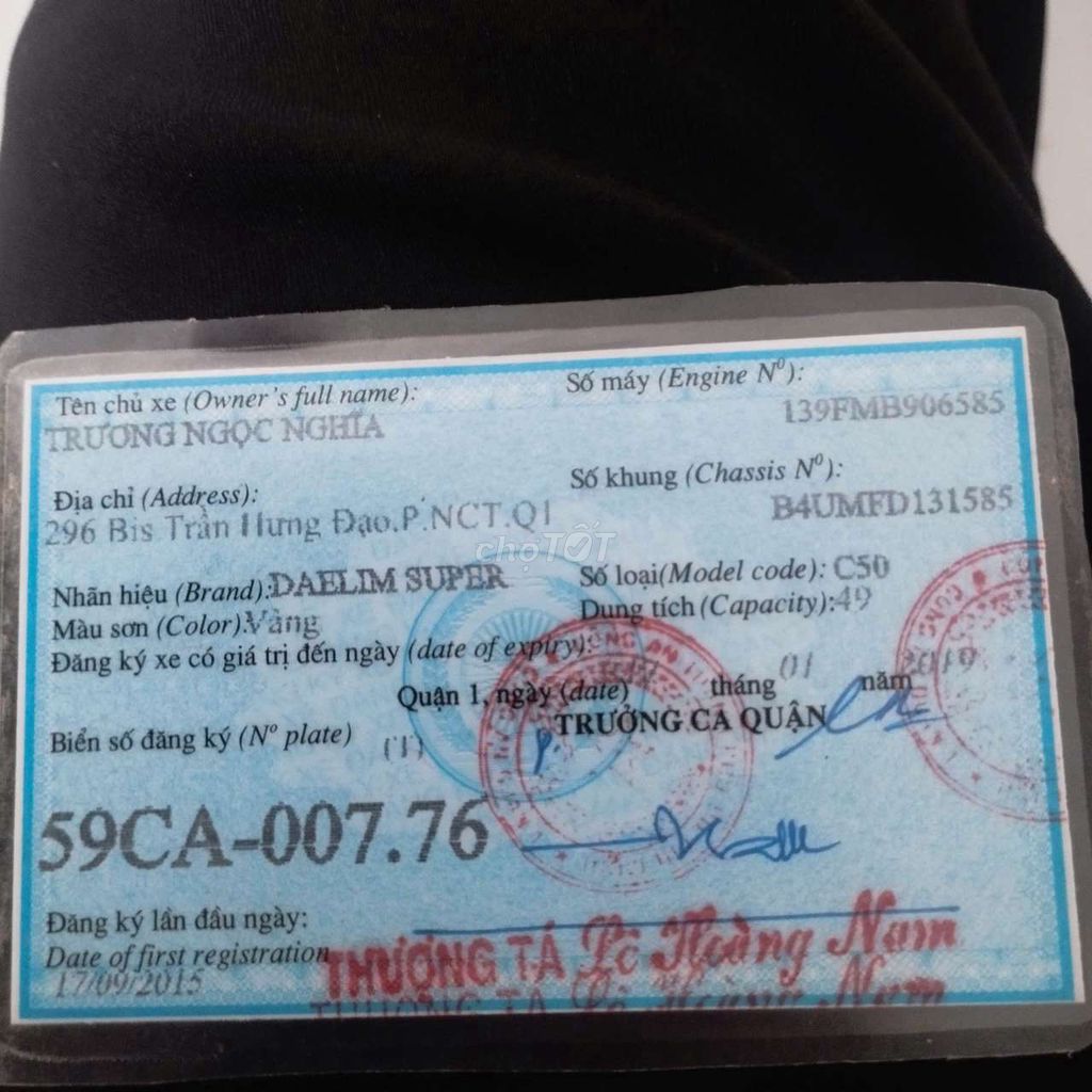 Ban xe 50cc. Mua bán Xe máy tại Quận 8 Tp Hồ Chí Minh được đăng bởi Trần thị ngọc hân  hình 1