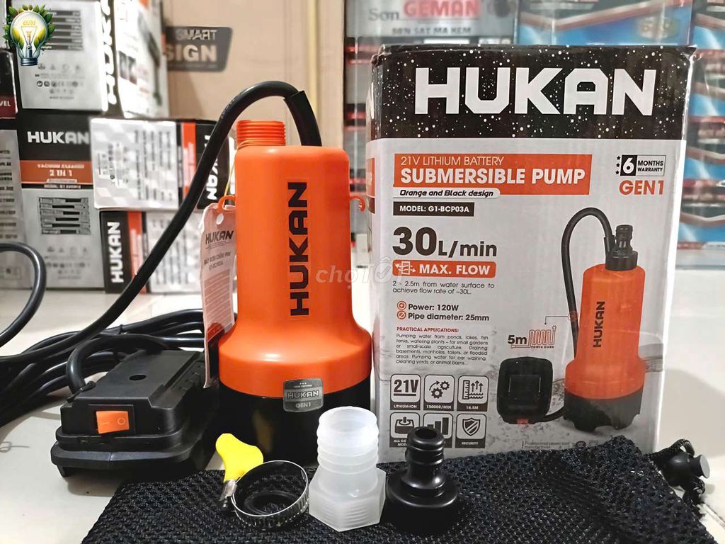 THÂN MÁY BƠM CHÌM PIN HUKAN. Mua bán Đồ chuyên dụng, Giống nuôi trồng tại Thành phố Rạch Giá Kiên Giang được đăng bởi Nhã Đan hình 1