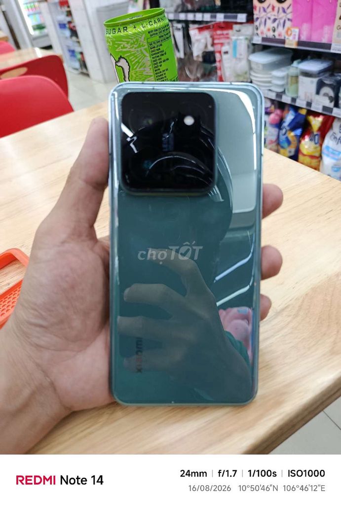 Xiaomi 14 Pro Xanh Cấn nhẹ góc. Mua bán Điện thoại tại Thành phố Thủ Đức Tp Hồ Chí Minh được đăng bởi Bùi Công Tài hình 1