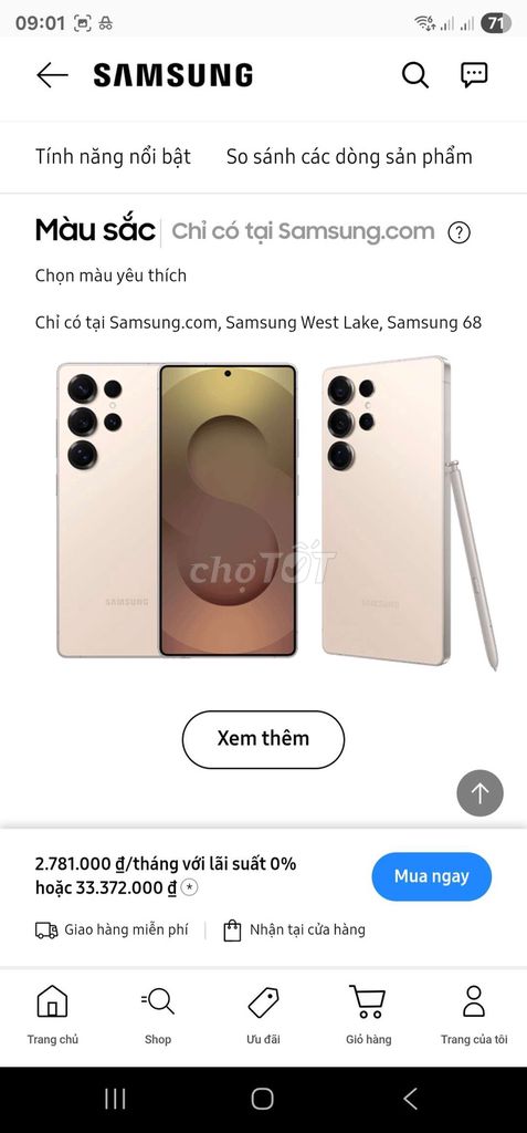 Samsung S25 Ultra 12/256 Vàng Hồng Chính Hãng Mới. Mua bán Điện thoại tại Thành phố Thủ Đức Tp Hồ Chí Minh được đăng bởi hoàng hình 1