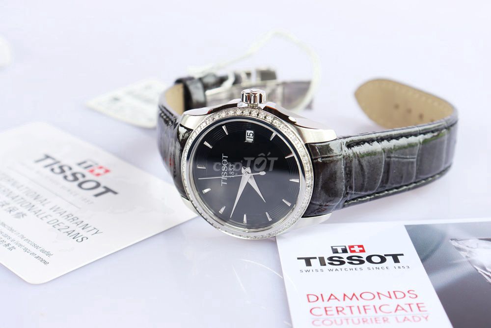 Tissot Nữ Couturier Full Kim Cương Mới 100% Fulbox