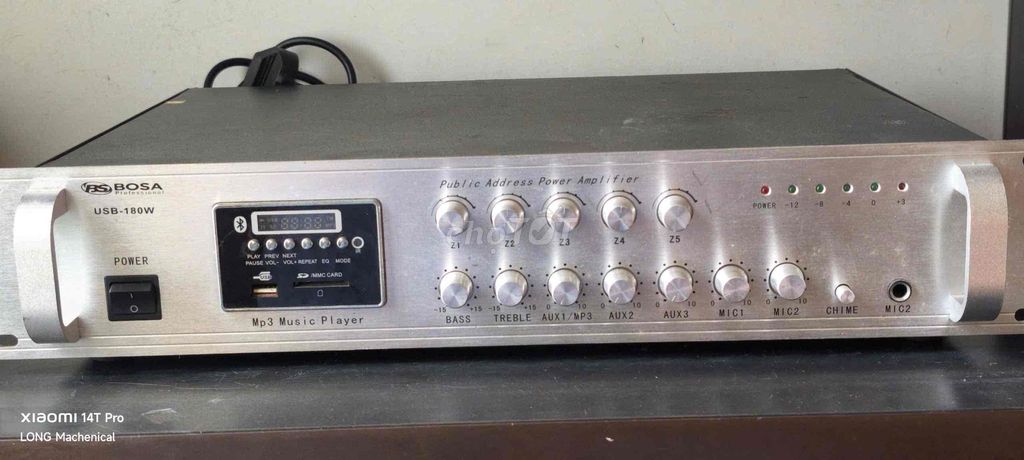 Amply BOSA USB-180W Bạc. Mua bán Tivi, Âm thanh tại Quận Thanh Khê Đà Nẵng được đăng bởi NHẬT HẠ hình 1