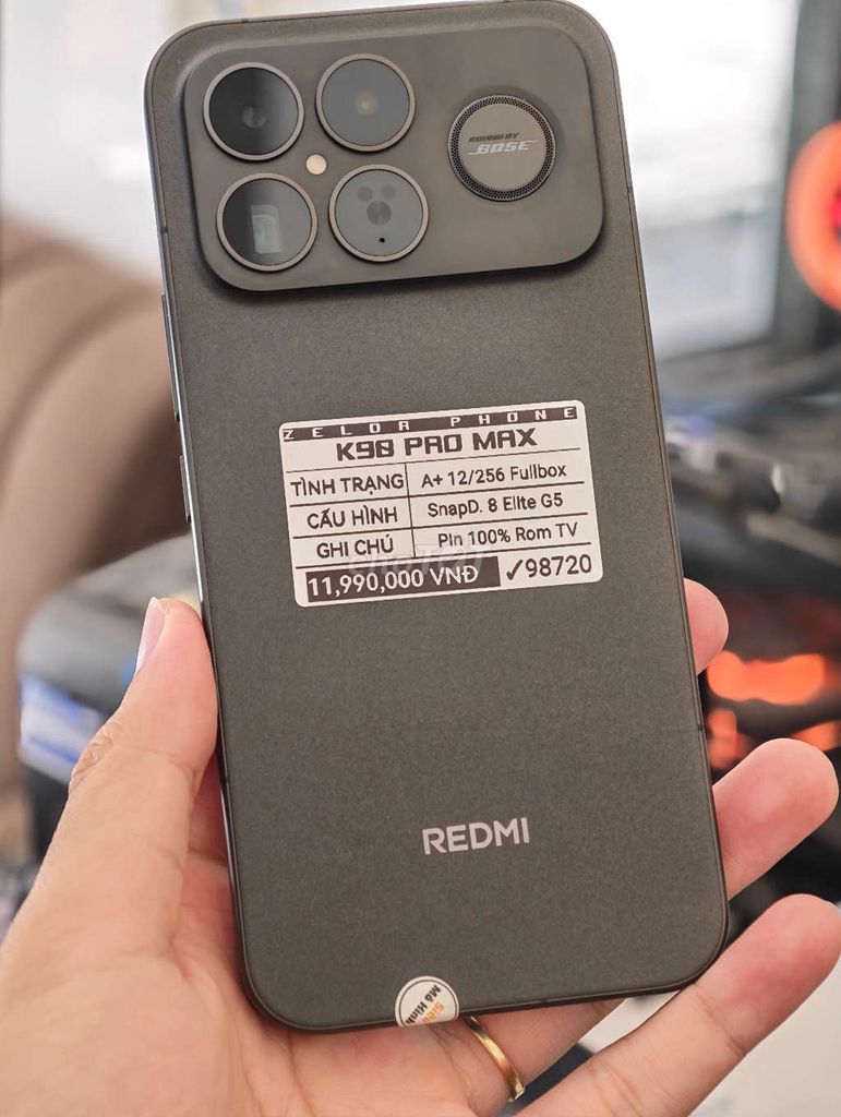 Redmi K90 Pro Max Fullbox Rom TV 99%. Mua bán Điện thoại tại Quận Ninh Kiều Cần Thơ được đăng bởi Zelda Phone hình 1