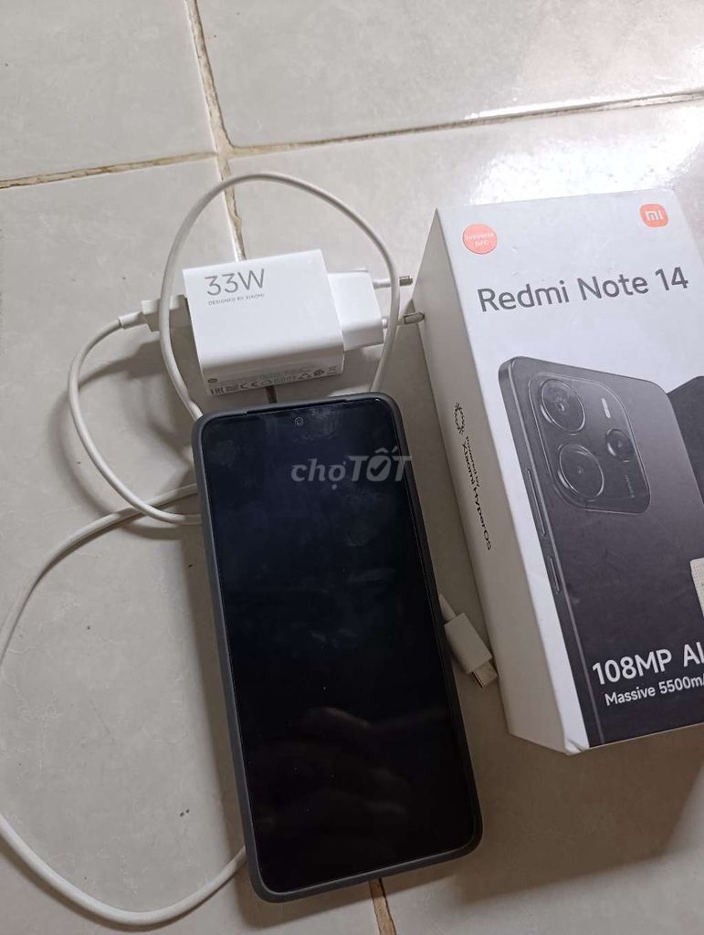 Xiaomi Redmi Note 14 128GB Đen. Mua bán Điện thoại tại Thành phố Dĩ An Bình Dương được đăng bởi Nguyễn Duy Hảo  hình 1