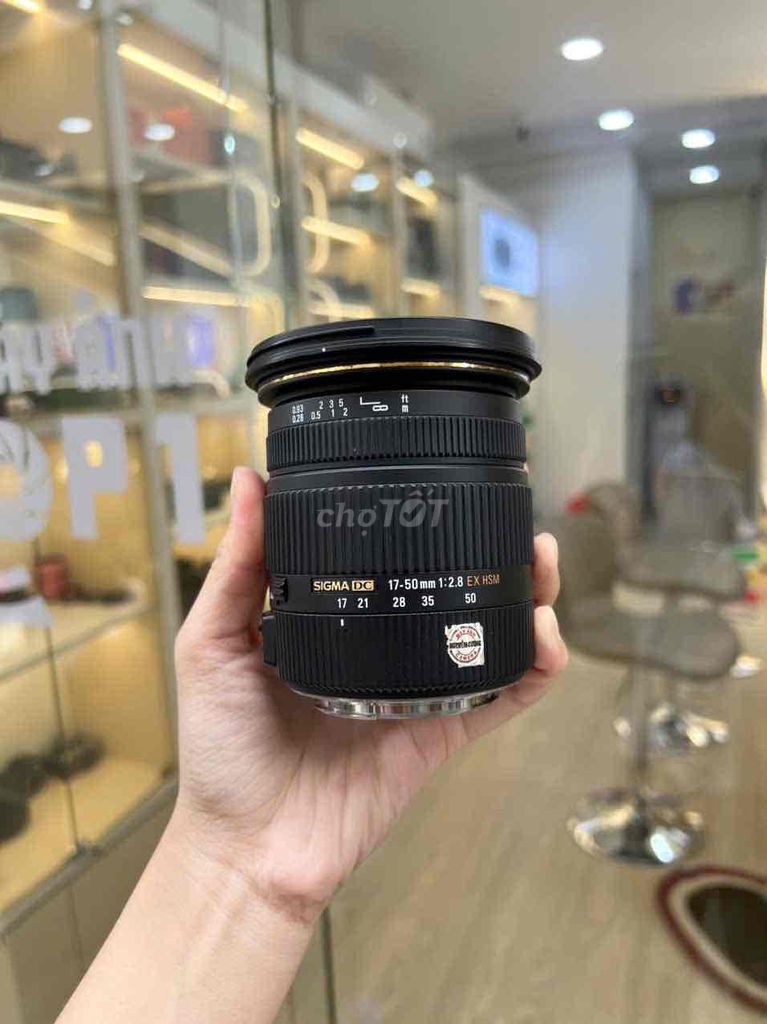 Ống kính Sigma 17-50mm f/2.8 EX HSM Đen. Mua bán Máy ảnh, Máy quay tại Quận Phú Nhuận Tp Hồ Chí Minh được đăng bởi Khánh máy ảnh top 1 hình 1