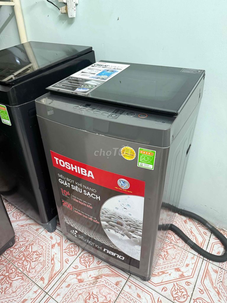 Máy giặt Toshiba 9kg Xám. Mua bán Máy giặt tại Quận 8 Tp Hồ Chí Minh được đăng bởi Điện Lạnh Giá Tốt hình 1