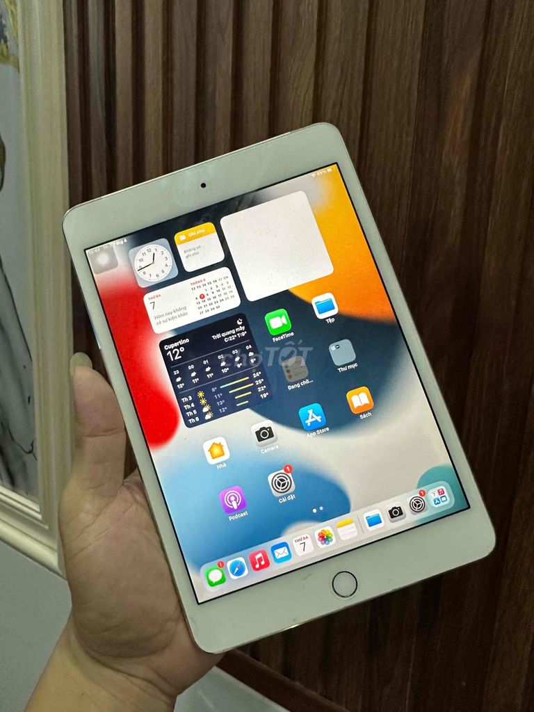 Apple iPad Mini 4 64GB Bạc. Mua bán Máy tính bảng tại Quận 6 Tp Hồ Chí Minh được đăng bởi Thiên Long hình 1