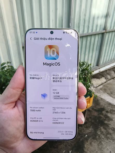 Honor Magic 8 256GB 99%. Mua bán Điện thoại tại Quận 1 Tp Hồ Chí Minh được đăng bởi Hội Đồ Điện Tử hình 1