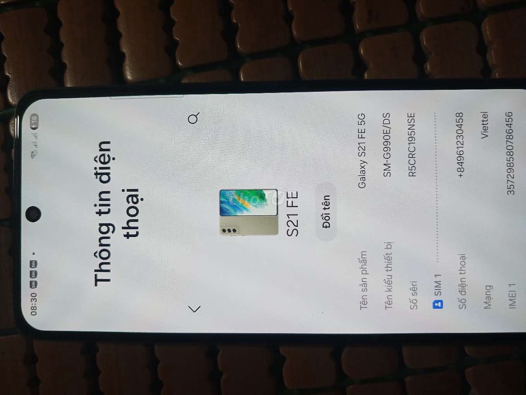 Samsung Galaxy S21 FE 5G 128GB Xám 8GB Like New. Mua bán Điện thoại tại Quận Gò Vấp Tp Hồ Chí Minh được đăng bởi hoang phong hình 1