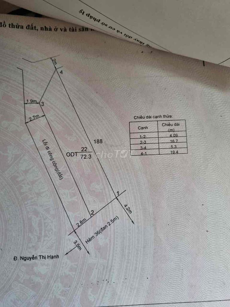 Bán Nhà Nguyễn Thị Hạnh P6 Giáp Ranh P2 Tp Tân An