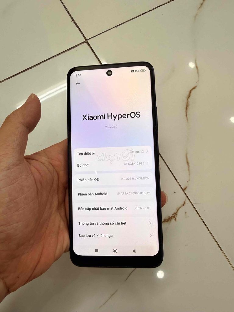 Bán Xiaomi Redmi12 zin xấu pin 5000. Mua bán Điện thoại tại Quận Hà Đông Hà Nội được đăng bởi Mạnh Mobile hình 1