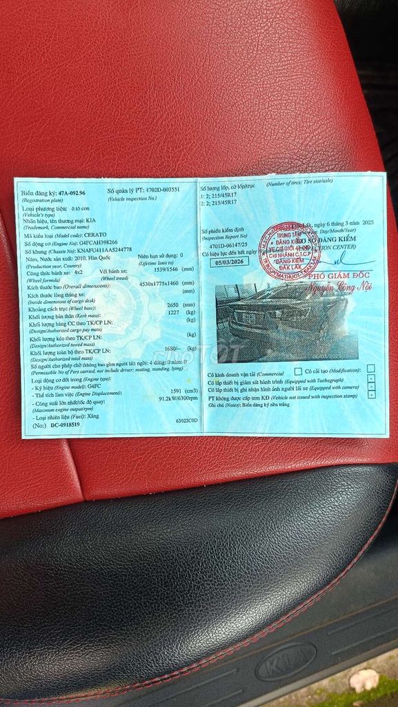 2010 - 128000 km. Mua bán Ô tô tại Thành phố Buôn Ma Thuột Đắk Lắk được đăng bởi Giáp văn đường hình 15